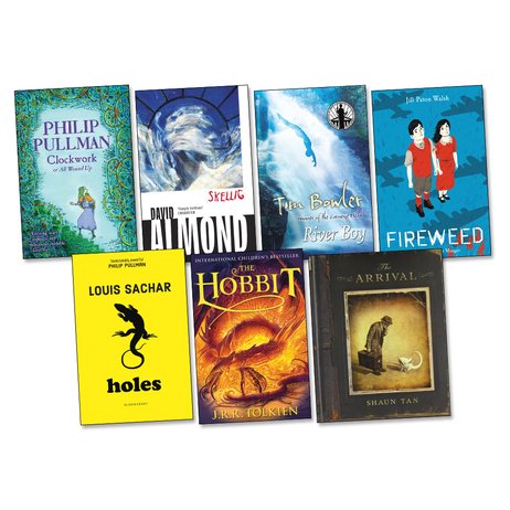 Picture of titles for the Year 6 reading spine